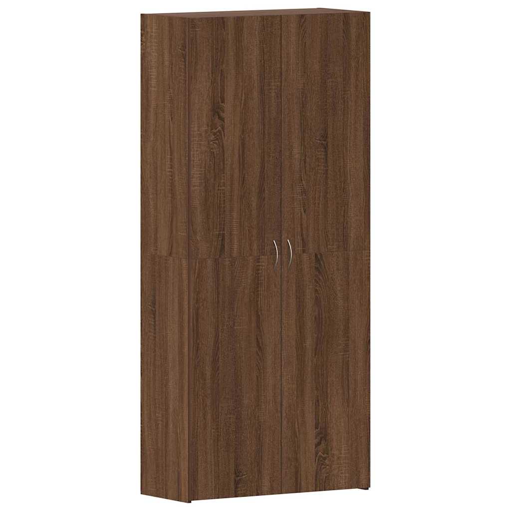 Cabinet à chaussures avec étagère Marron 80 x 35.5 x 180 cm - XIOS