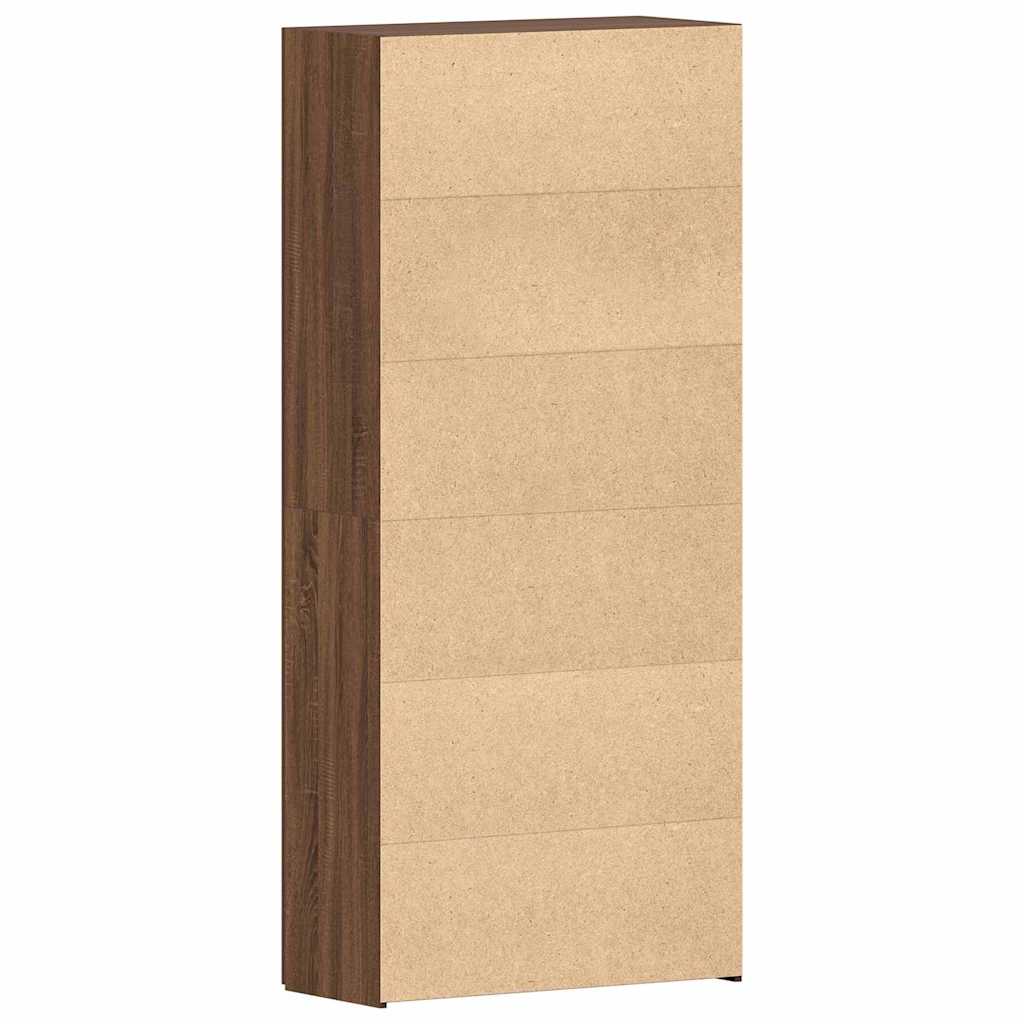 Cabinet à chaussures avec étagère Marron 80 x 35.5 x 180 cm - XIOS