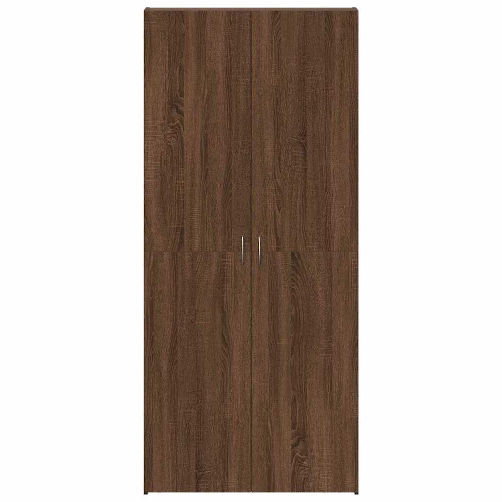 Cabinet à chaussures avec étagère Marron 80 x 35.5 x 180 cm - XIOS