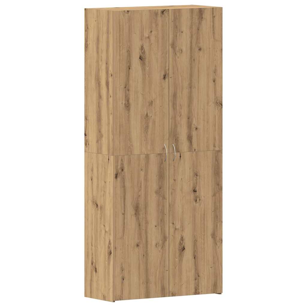 Cabinet à chaussures avec étagère Marron 80 x 35.5 x 180 cm - XIOS