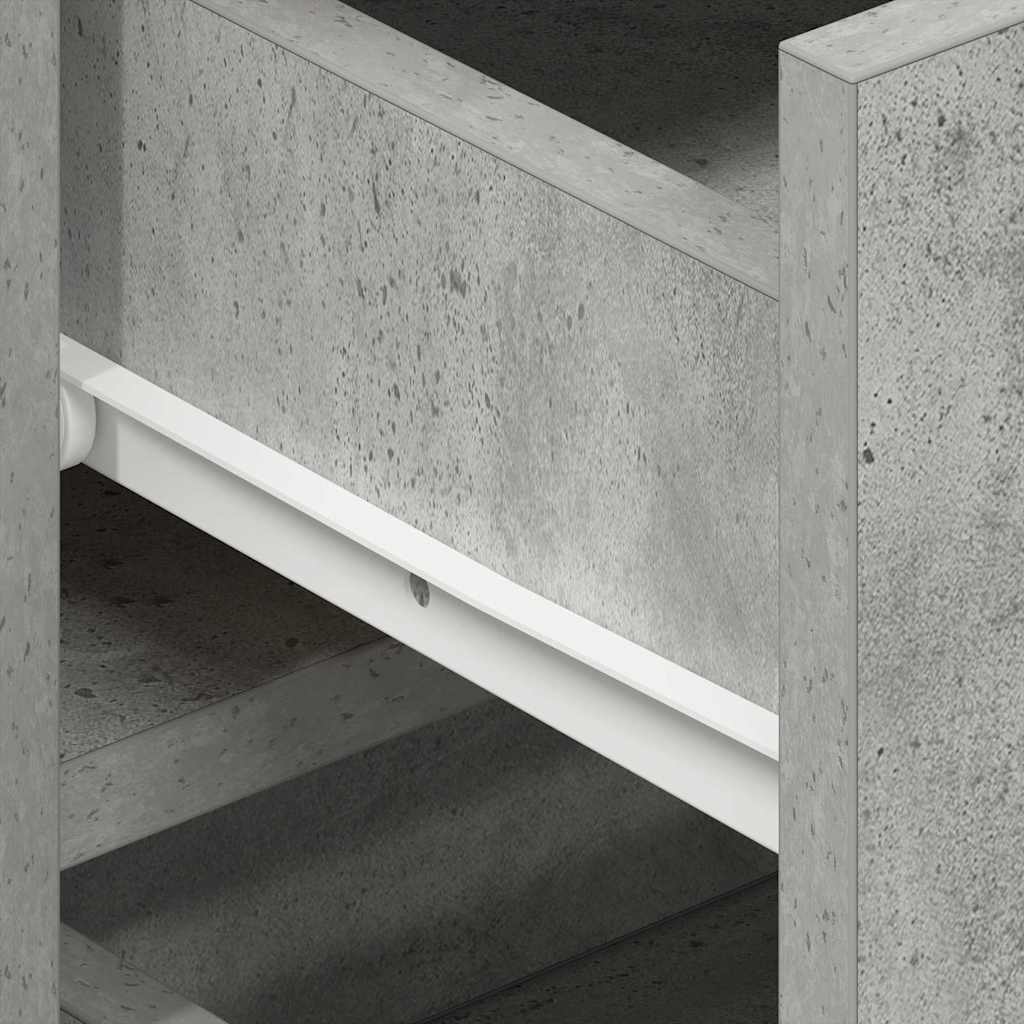 Buffet Gris béton 120 x 36 x 69 cm Bois d'ingénierie - XIOS