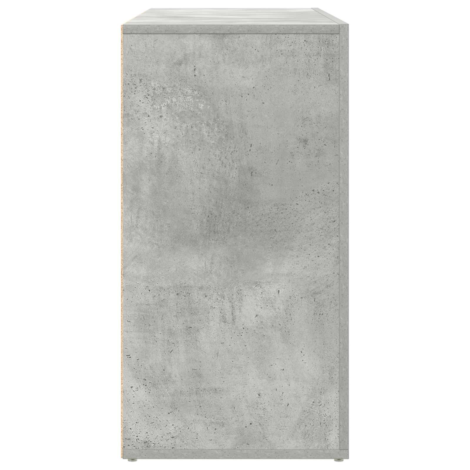 Buffet Gris béton 120 x 36 x 69 cm Bois d'ingénierie