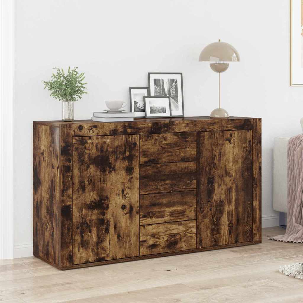 Buffet Chêne fumé 120 x 36 x 69 cm Bois d'ingénierie - XIOS