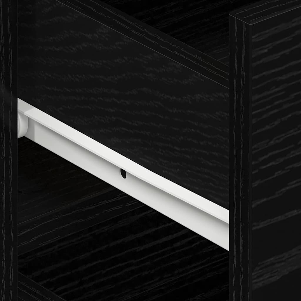 Buffet Chêne noir 120 x 36 x 69 cm Bois d'ingénierie - XIOS