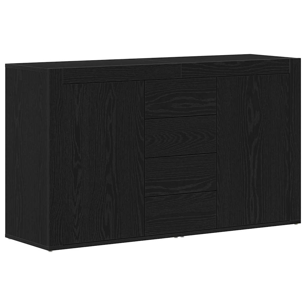 Buffet Chêne noir 120 x 36 x 69 cm Bois d'ingénierie - XIOS
