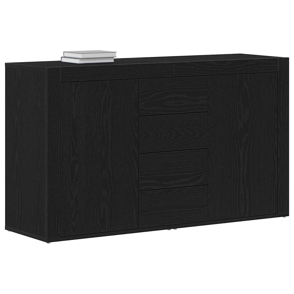 Buffet Chêne noir 120 x 36 x 69 cm Bois d'ingénierie - XIOS
