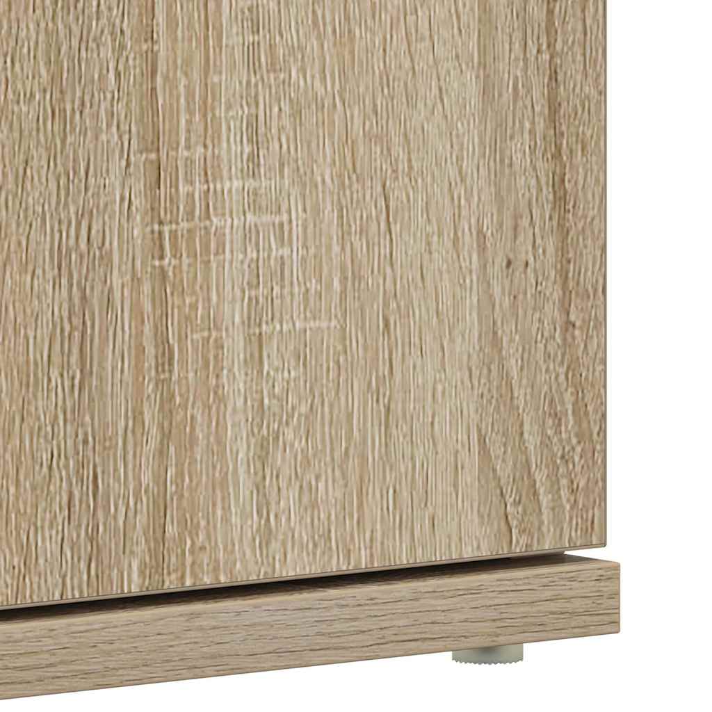 Cabinet à chaussures Marron 80 x 39 x 180 cm Bois d'ingénierie - XIOS