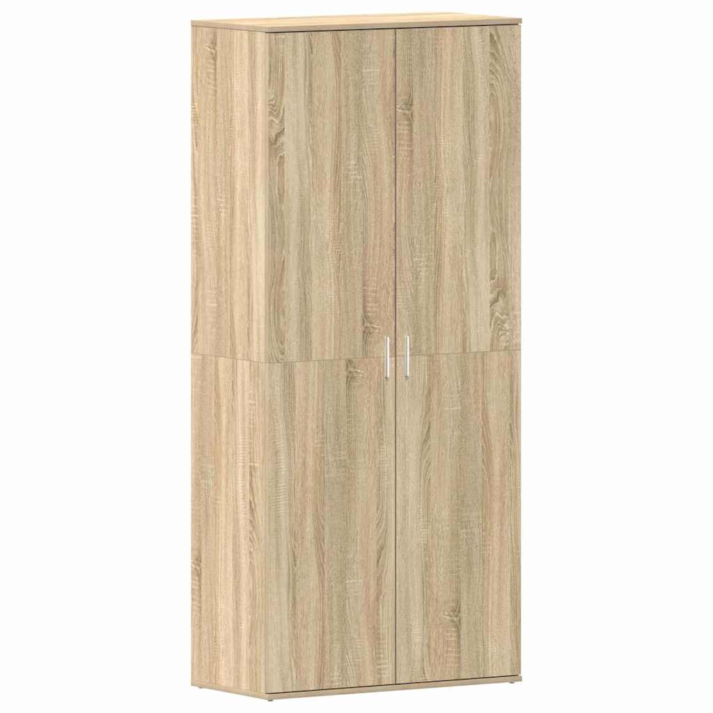 Cabinet à chaussures Marron 80 x 39 x 180 cm Bois d'ingénierie - XIOS