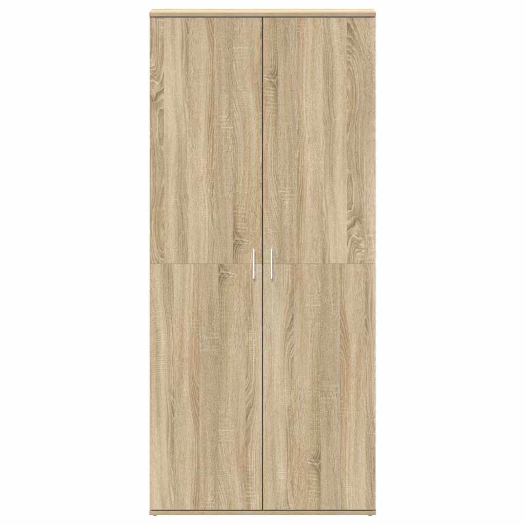 Cabinet à chaussures Marron 80 x 39 x 180 cm Bois d'ingénierie - XIOS