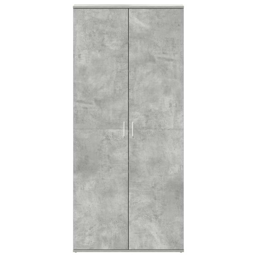 Cabinet à chaussures Gris 80 x 39 x 180 cm Bois d'ingénierie - XIOS