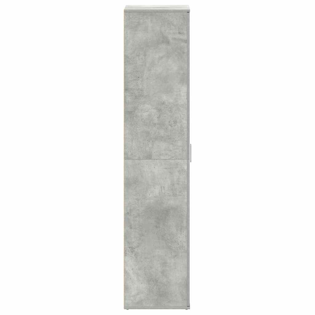 Cabinet à chaussures Gris 80 x 39 x 180 cm Bois d'ingénierie - XIOS