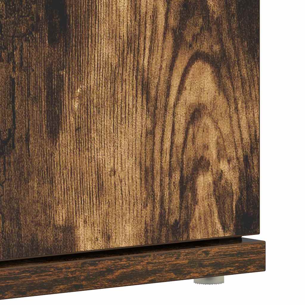 Cabinet à chaussures Marron 80 x 39 x 180 cm Bois d'ingénierie - XIOS