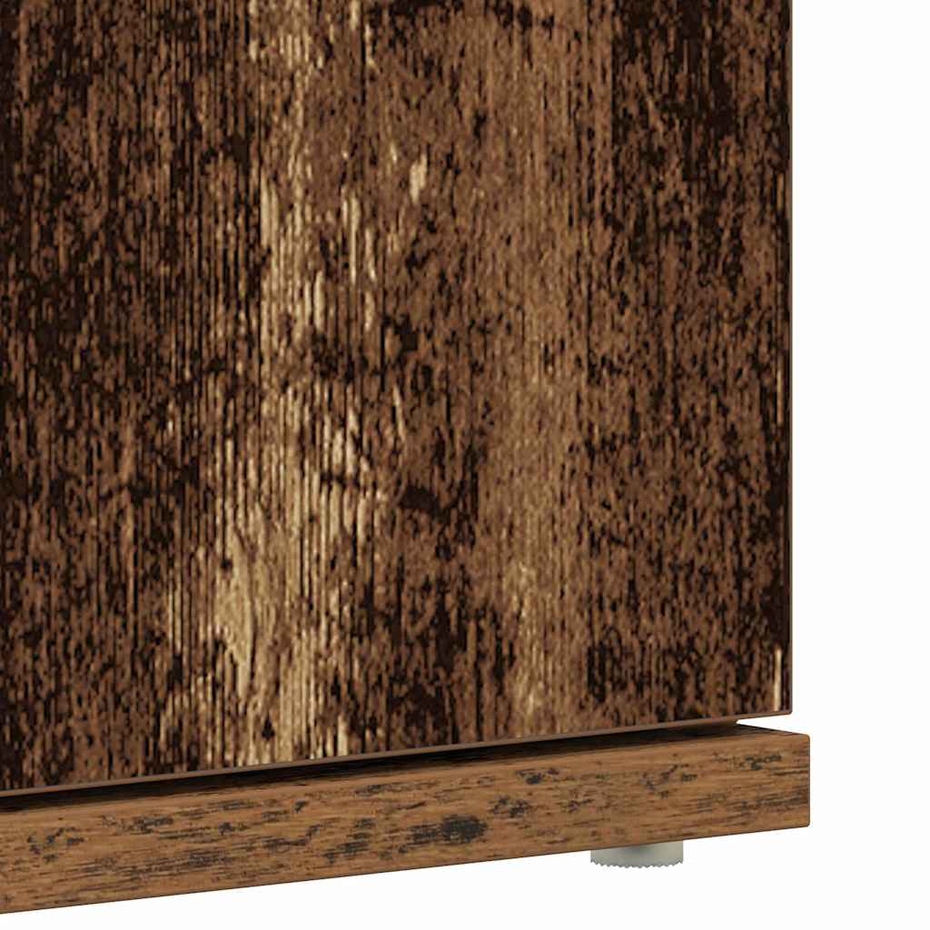 Cabinet à chaussures Marron 80 x 39 x 180 cm Bois d'ingénierie - XIOS