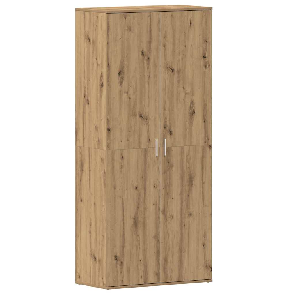 Cabinet à chaussures Marron 80 x 39 x 180 cm Bois d'ingénierie - XIOS
