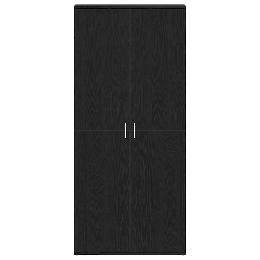 Cabinet à chaussures Noir 80 x 39 x 180 cm Bois d'ingénierie - XIOS