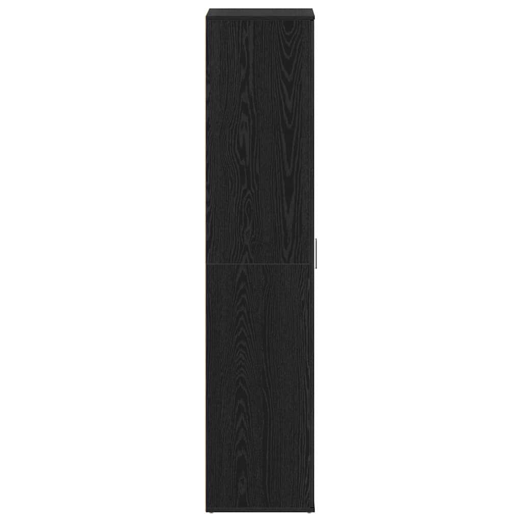 Cabinet à chaussures Noir 80 x 39 x 180 cm Bois d'ingénierie - XIOS