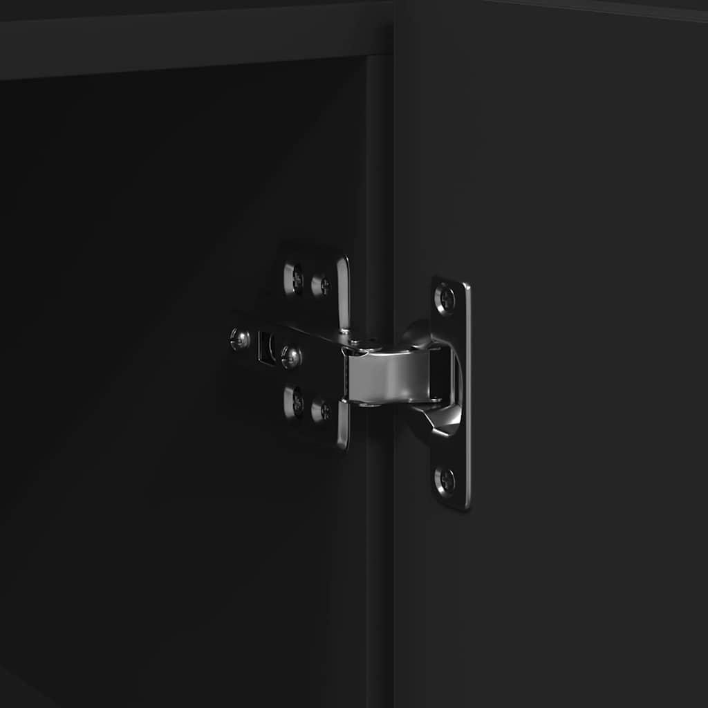 Buffet Noir 116 x 30 x 75 cm Bois d'ingénierie - XIOS