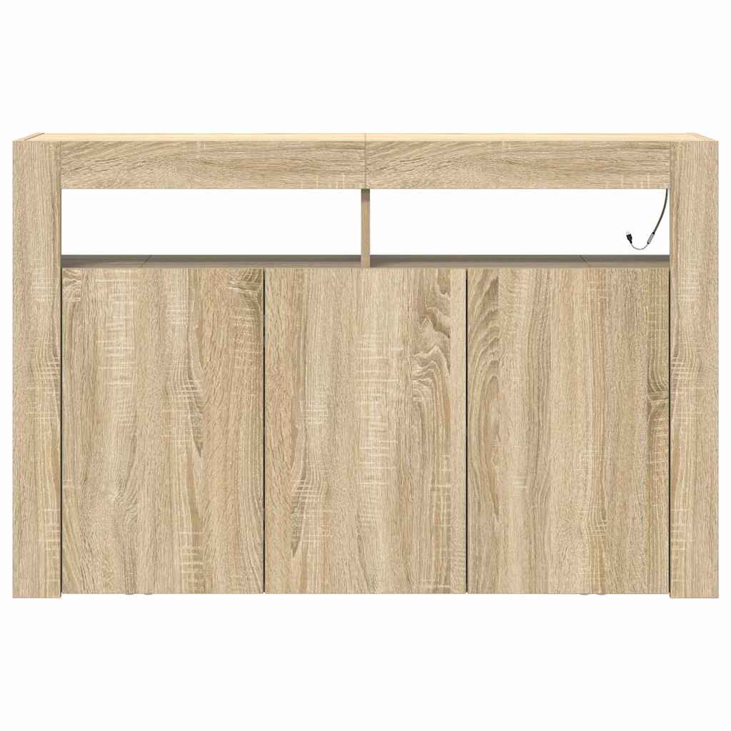 Buffet Chêne sonoma 116 x 30 x 75 cm Bois d'ingénierie - XIOS
