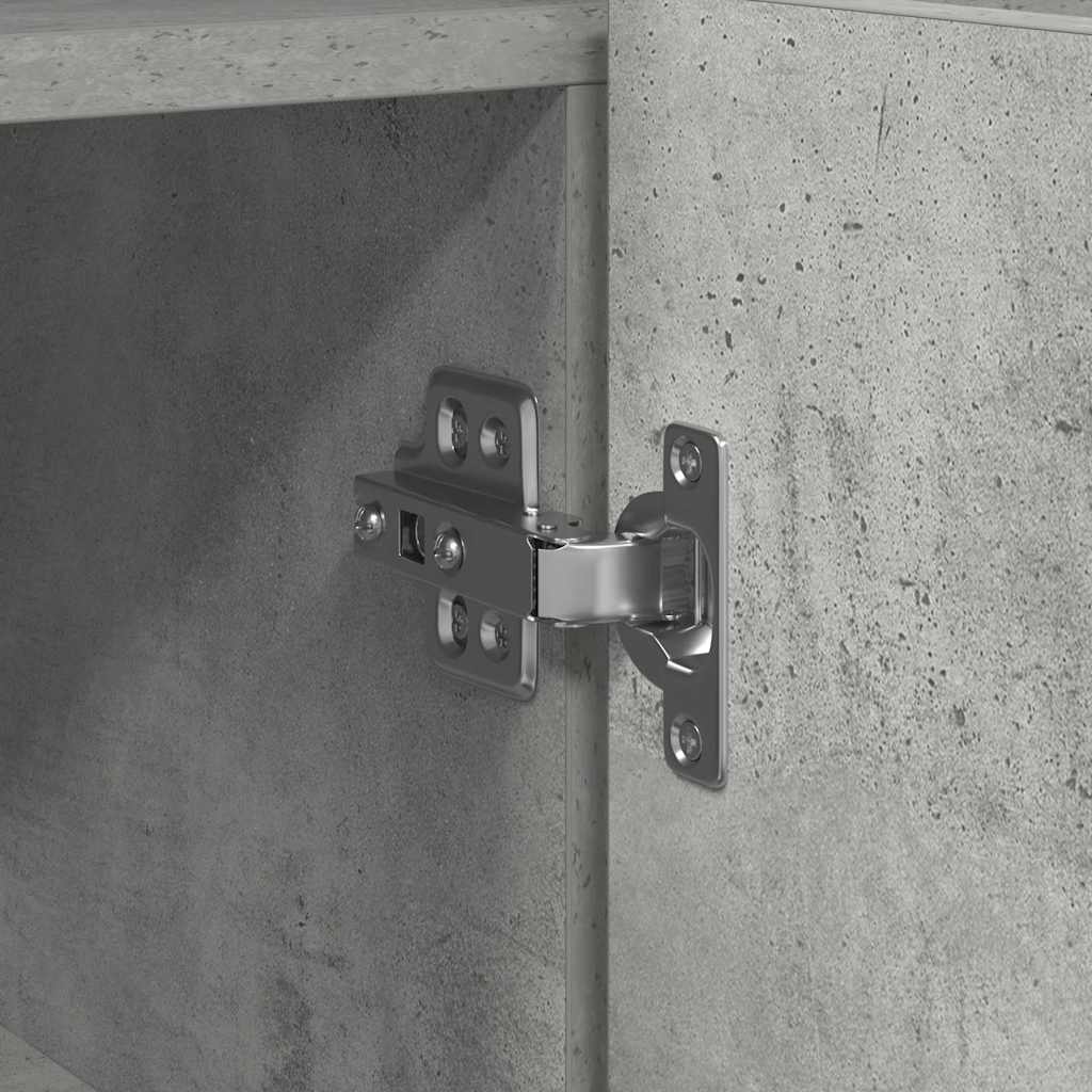 Buffet Gris béton 116 x 30 x 75 cm Bois d'ingénierie - XIOS