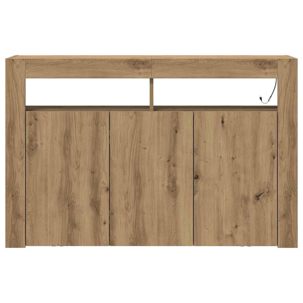 Buffet chêne artisanal 116 x 30 x 75 cm Bois d'ingénierie - XIOS