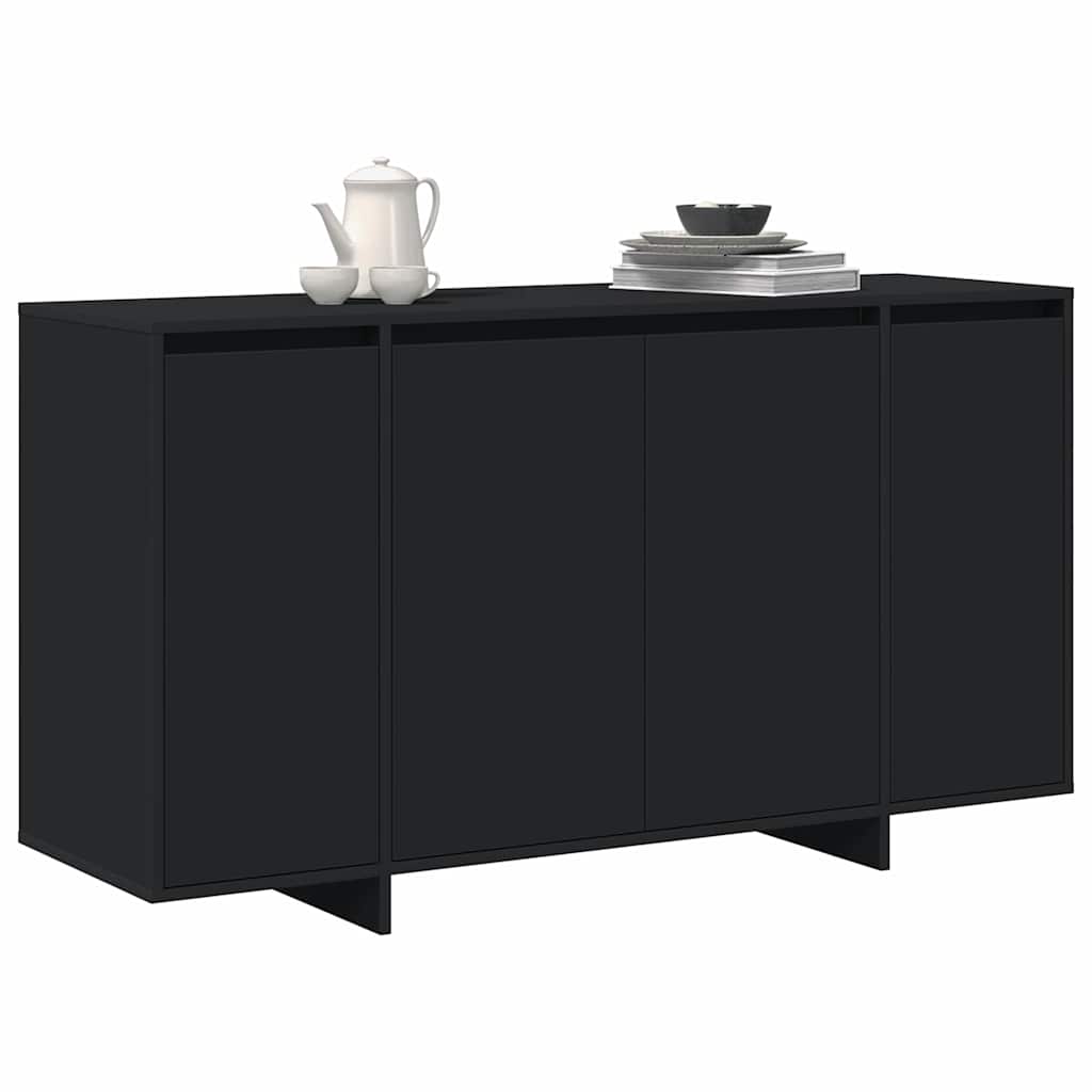 Buffet Noir 135 x 41 x 69 cm Bois d'ingénierie - XIOS