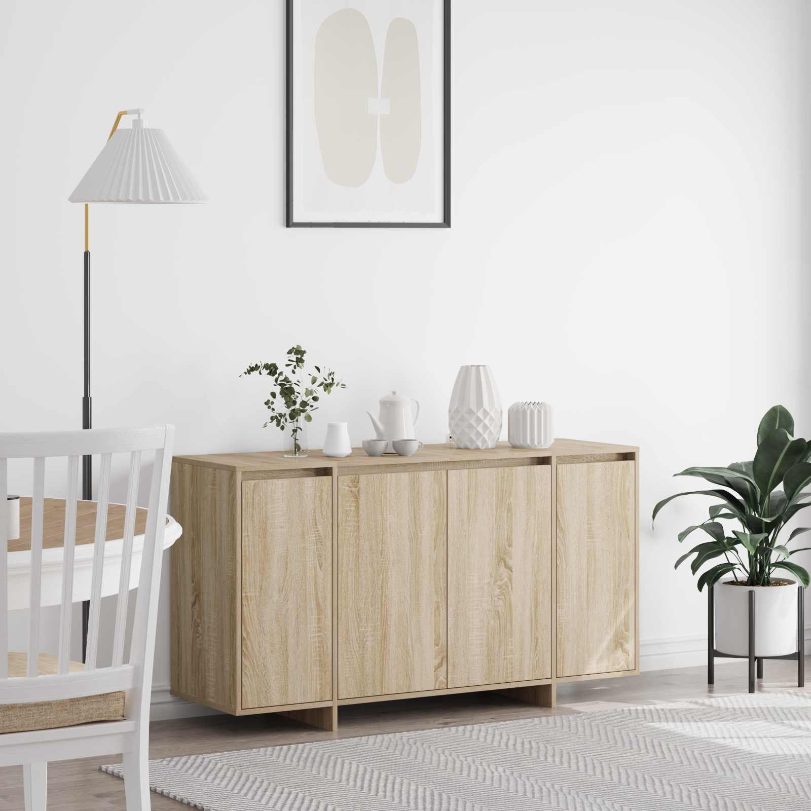 Buffet Chêne Sonoma 135 x 41 x 75 cm Bois d'ingénierie - XIOS