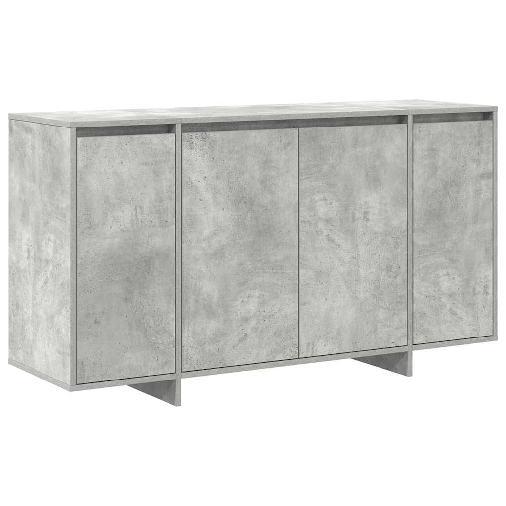 Buffet Gris béton 135 x 41 x 69 cm Bois d'ingénierie - XIOS