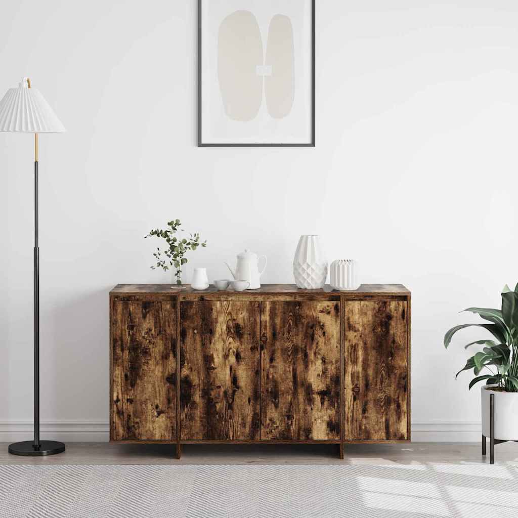 Buffet Chêne fumé 135 x 41 x 69 cm Bois d'ingénierie - XIOS