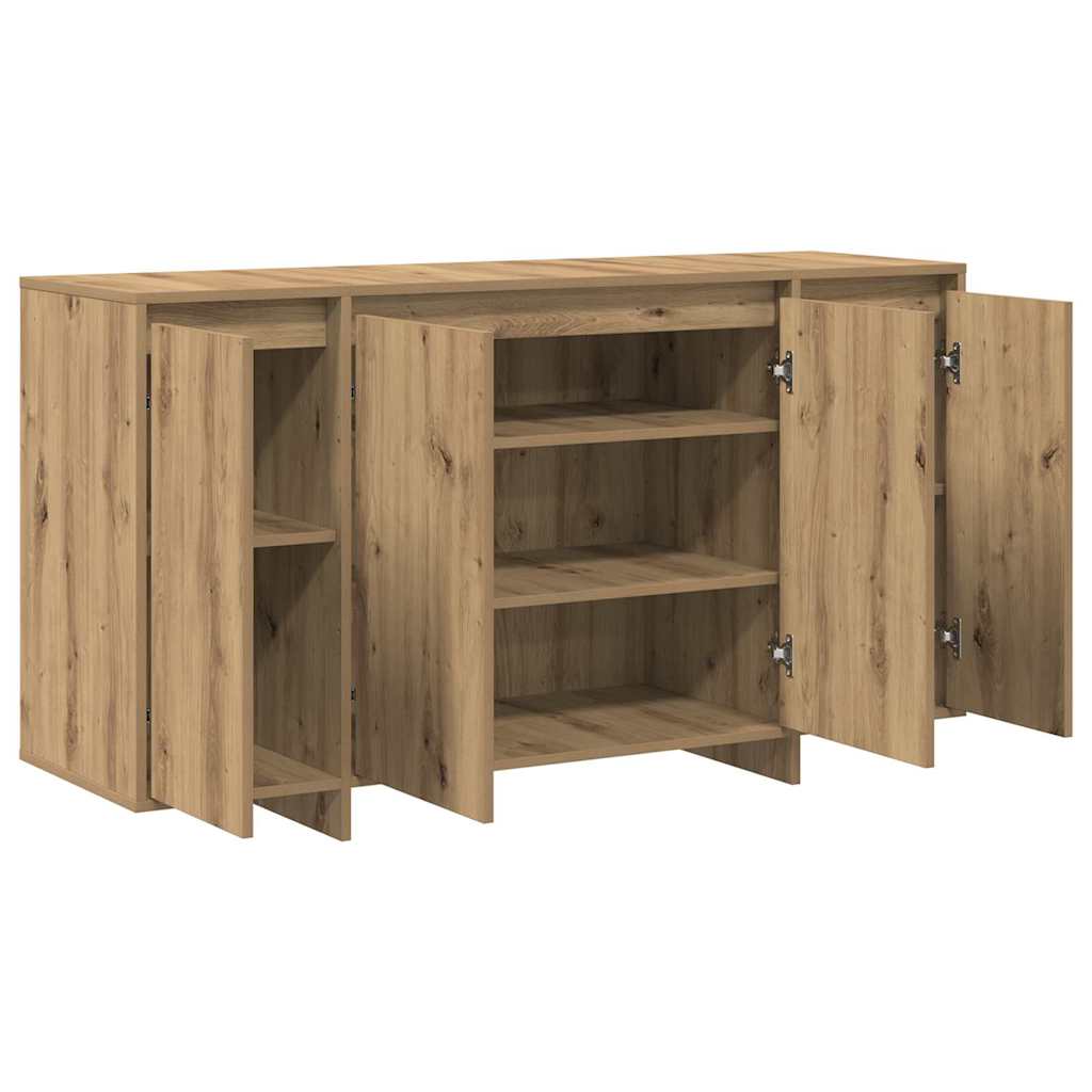 Buffet chêne artisanal 135 x 41 x 69 cm Bois d'ingénierie - XIOS