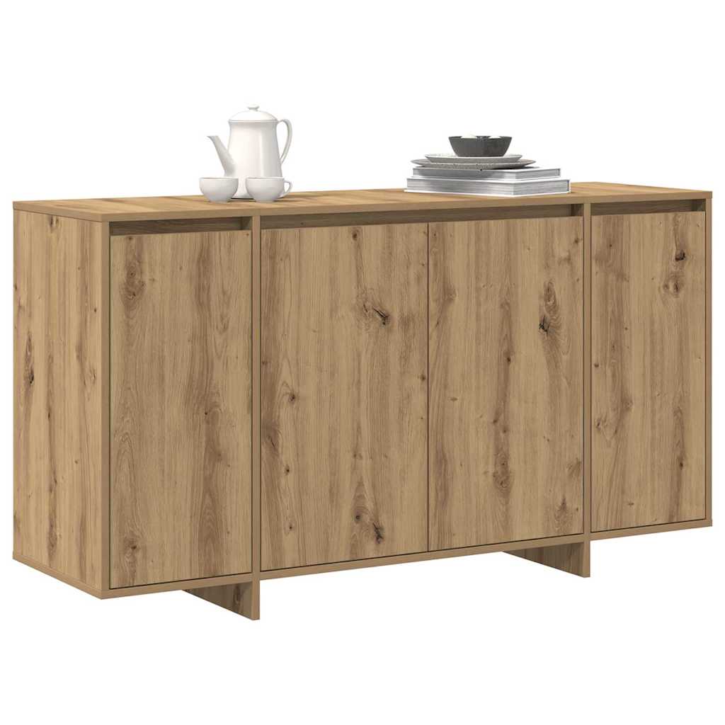 Buffet chêne artisanal 135 x 41 x 69 cm Bois d'ingénierie - XIOS