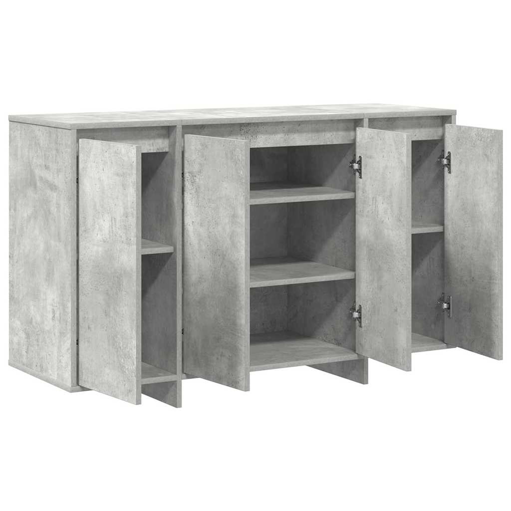 Buffet Gris béton 120 x 41 x 75 cm Bois d'ingénierie - XIOS