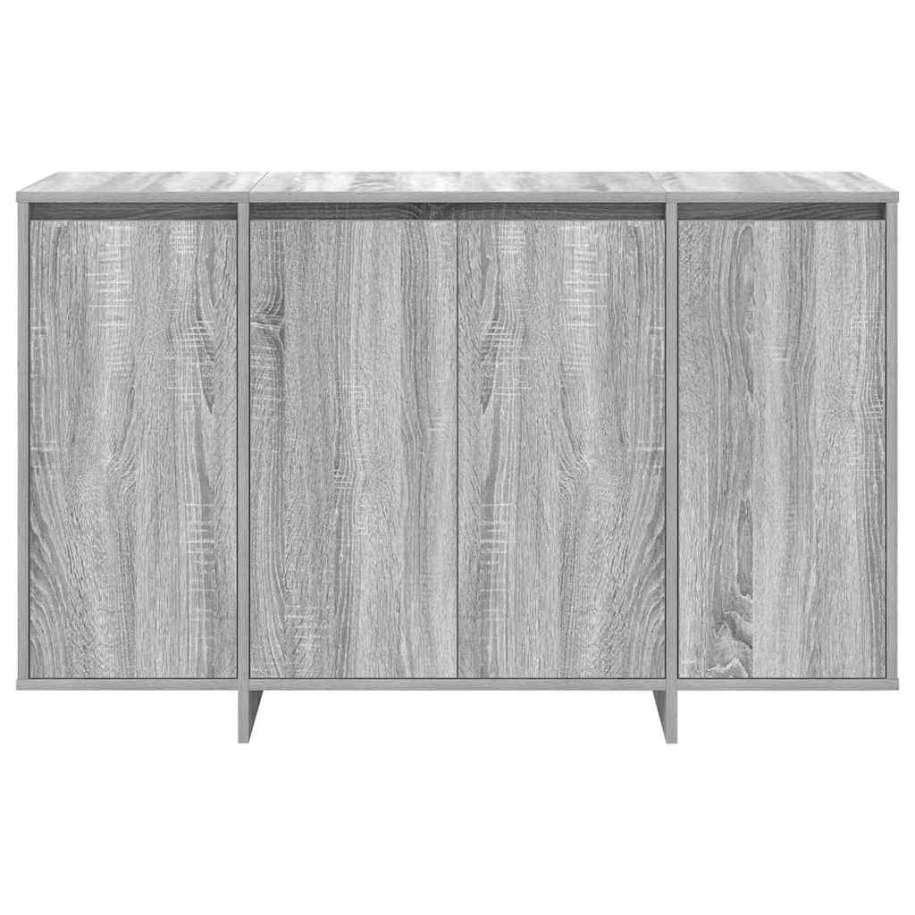 Buffet Sonoma gris 120 x 41 x 75 cm Bois d'ingénierie - XIOS