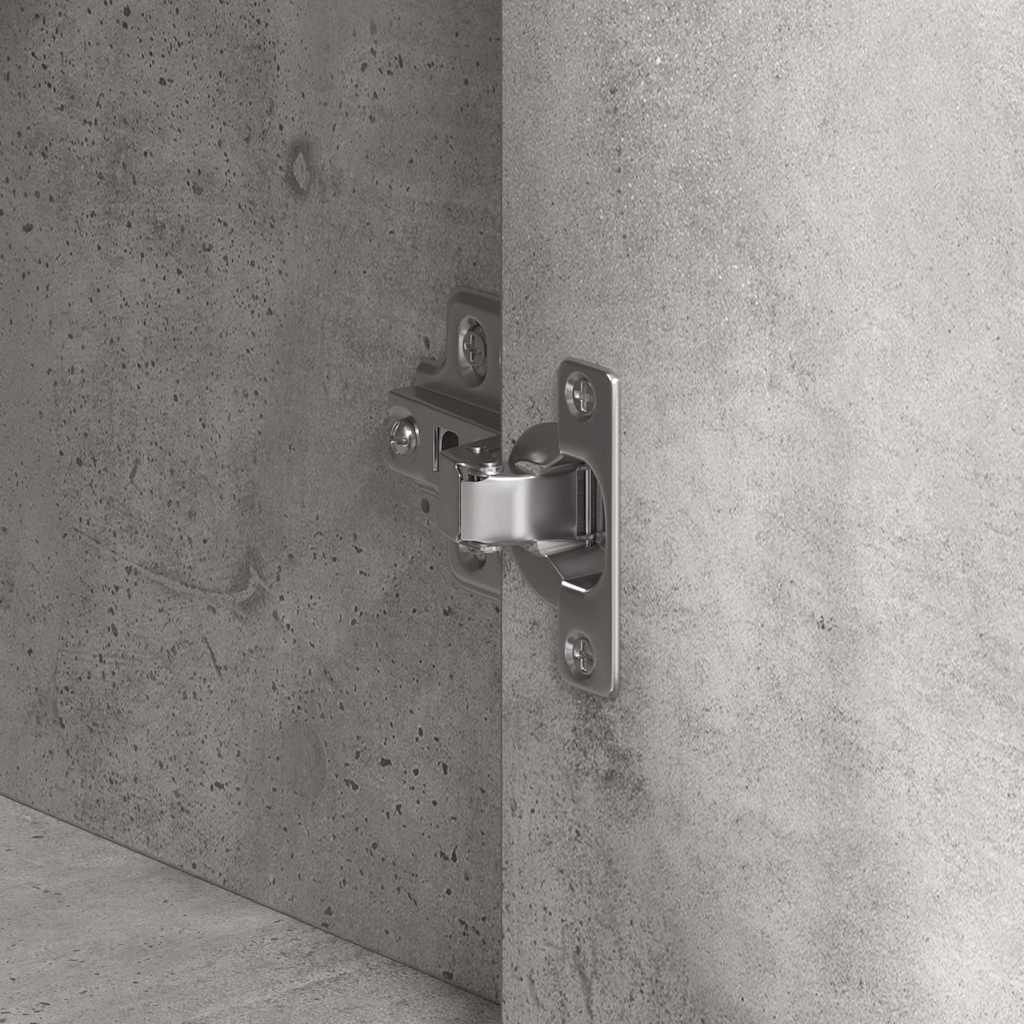 Buffet Gris béton 120 x 41 x 75 cm Bois d'ingénierie - XIOS