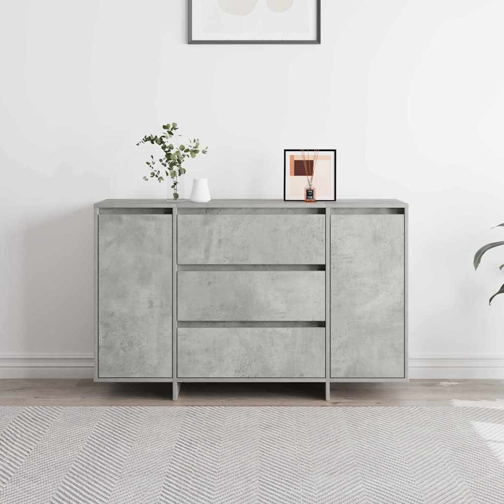 Buffet Gris béton 120 x 41 x 75 cm Bois d'ingénierie - XIOS