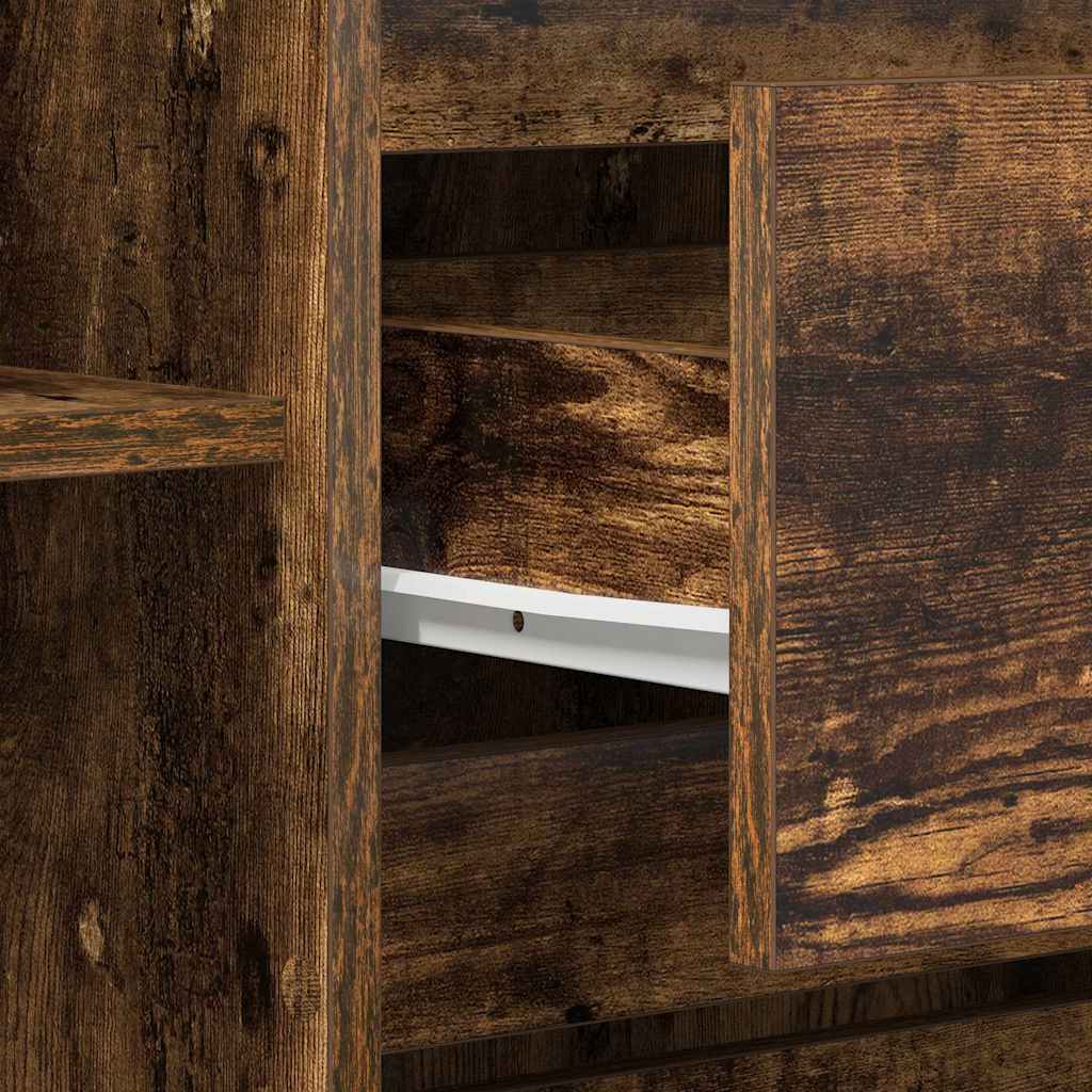 Buffet Chêne fumé 120 x 41 x 75 cm Bois d'ingénierie - XIOS