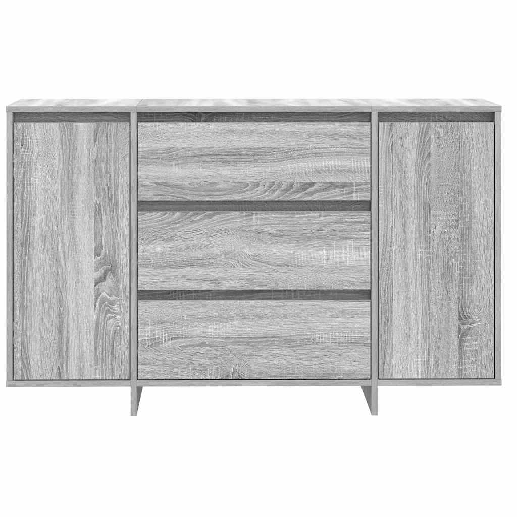Buffet Sonoma gris 120 x 41 x 75 cm Bois d'ingénierie - XIOS