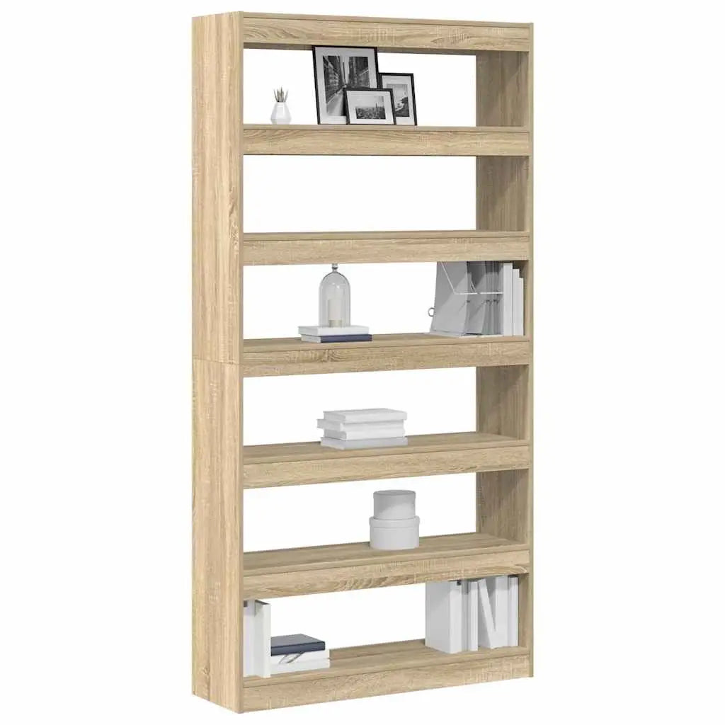 Bibliothèque 6 niveaux 100 x 30 x 198 cm Bois d’ingénierie - XIOS