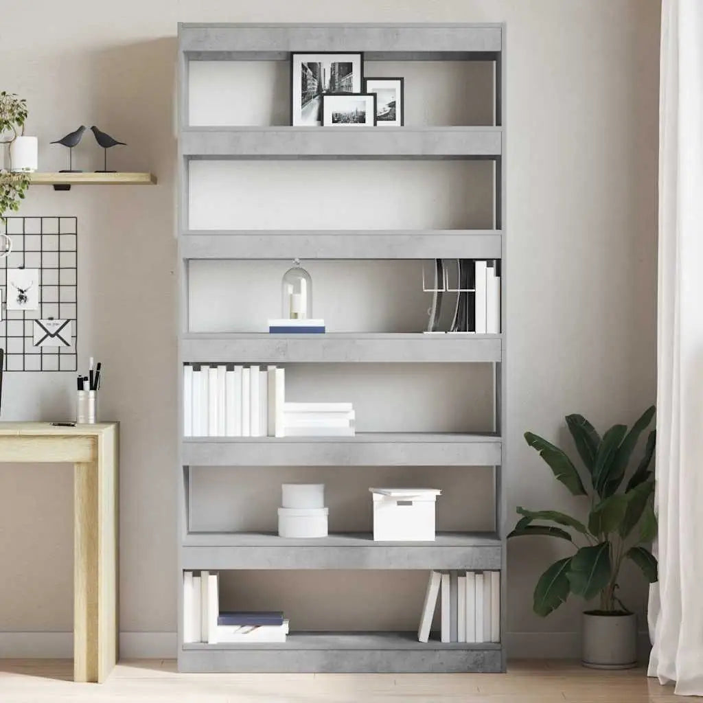 Bibliothèque 6 niveaux 100 x 30 x 198 cm Bois d’ingénierie - XIOS