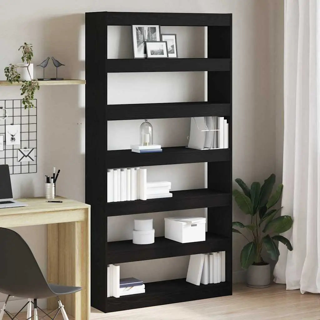 Bibliothèque 6 niveaux 100 x 30 x 198 cm Bois d’ingénierie - XIOS