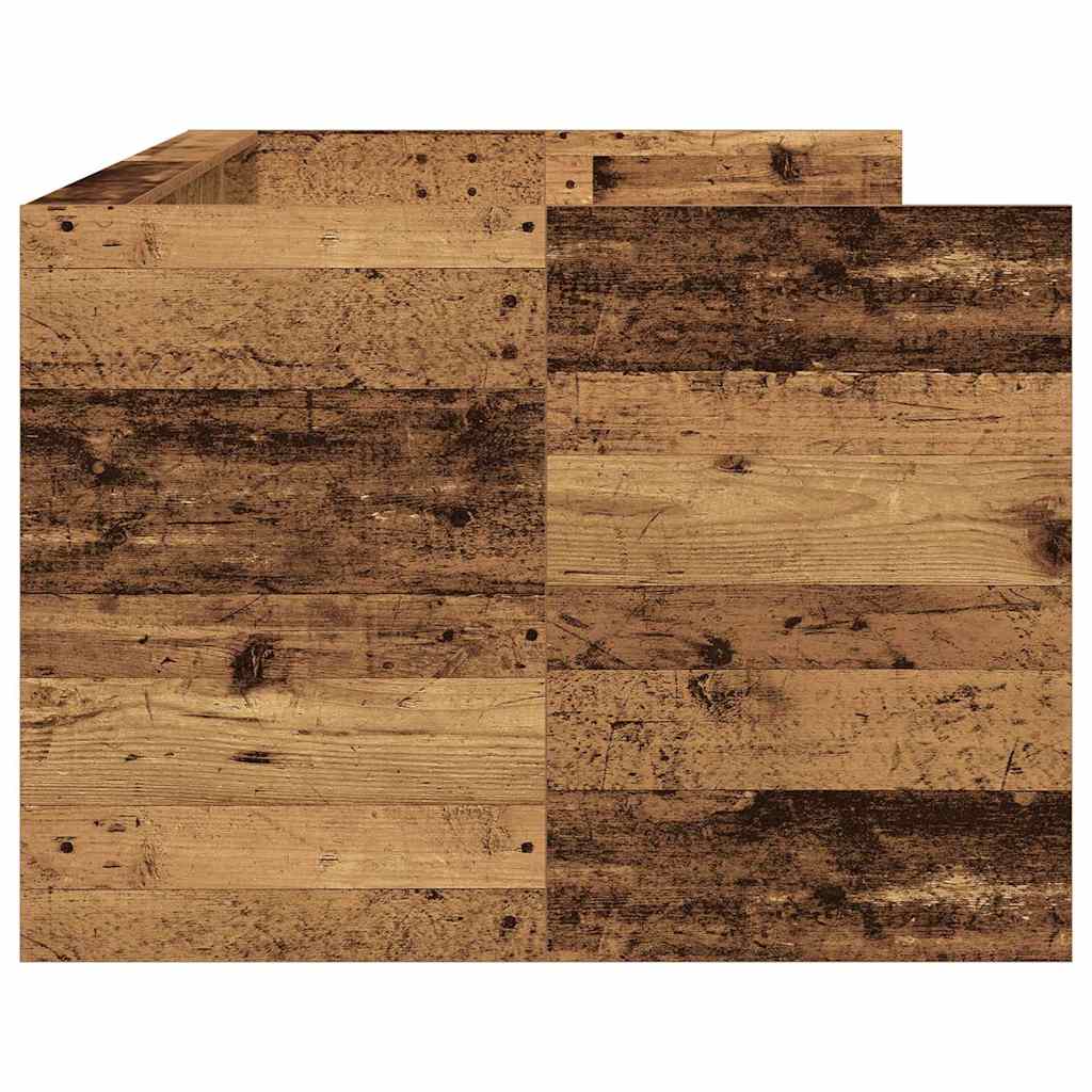 Cadre de lit de jour avec tiroirs Bois ancien 100 x 200 cm - XIOS