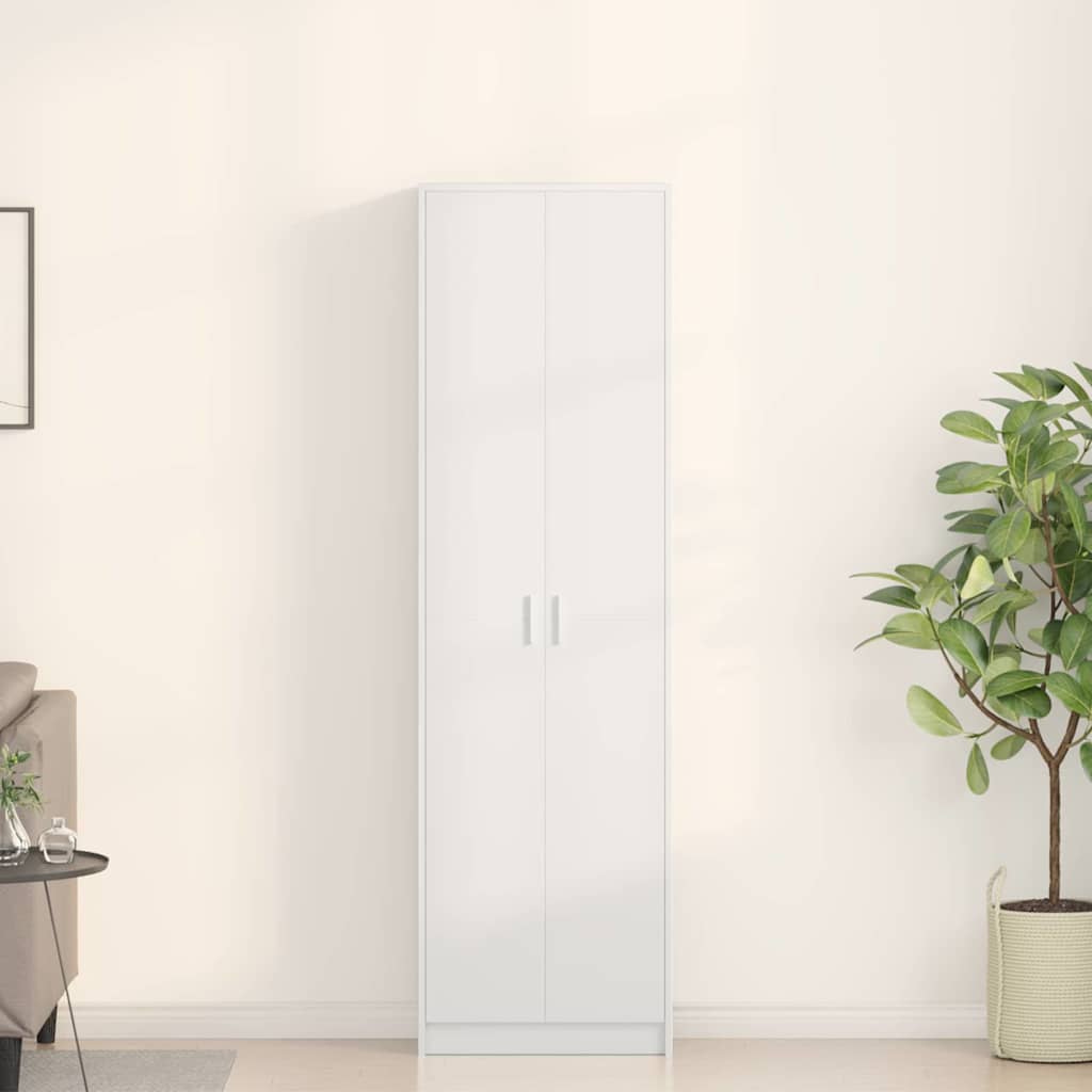 Armoire avec étagère Blanc 55 x 25 x 189 cm Bois d'ingénierie - XIOS
