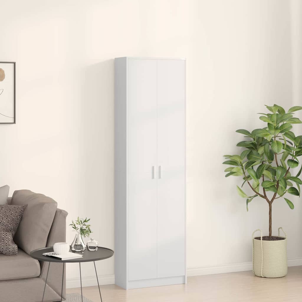 Armoire avec étagère Blanc 55 x 25 x 189 cm Bois d'ingénierie - XIOS
