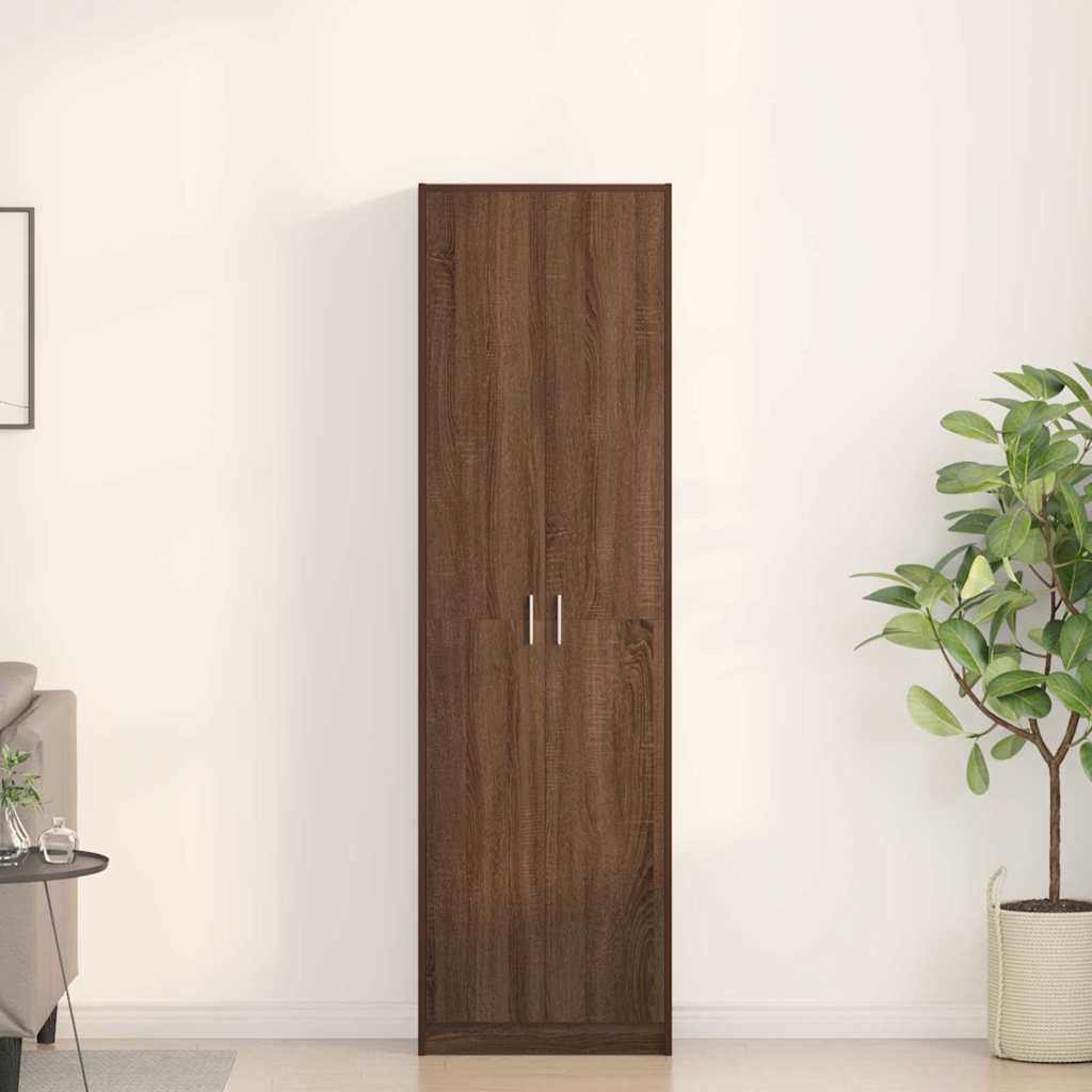 Armoire Chêne marron 55 x 25 x 189 cm Bois d'ingénierie - XIOS