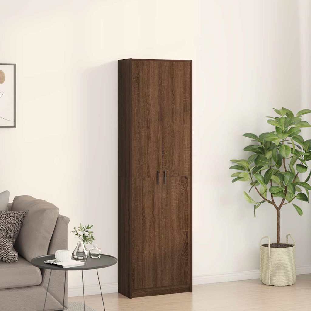 Armoire Chêne marron 55 x 25 x 189 cm Bois d'ingénierie - XIOS