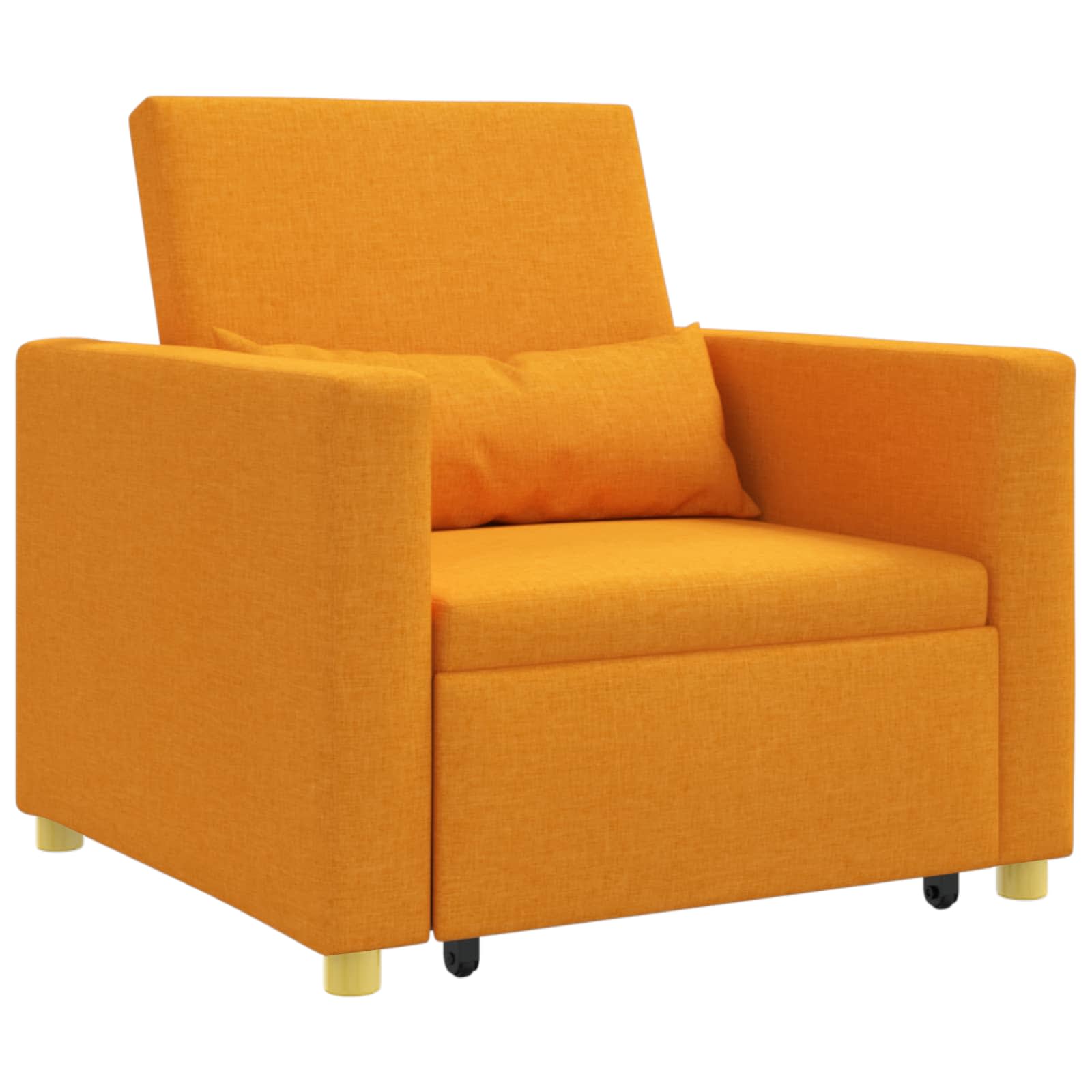 Canapé-lit escamotable simple Jaune foncé 90 x 165 x 87 cm - XIOS