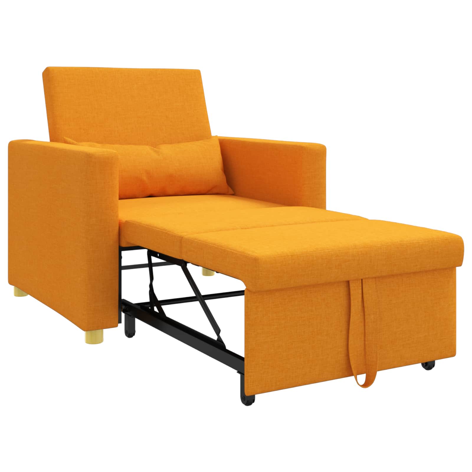 Canapé-lit escamotable simple Jaune foncé 90 x 165 x 87 cm - XIOS