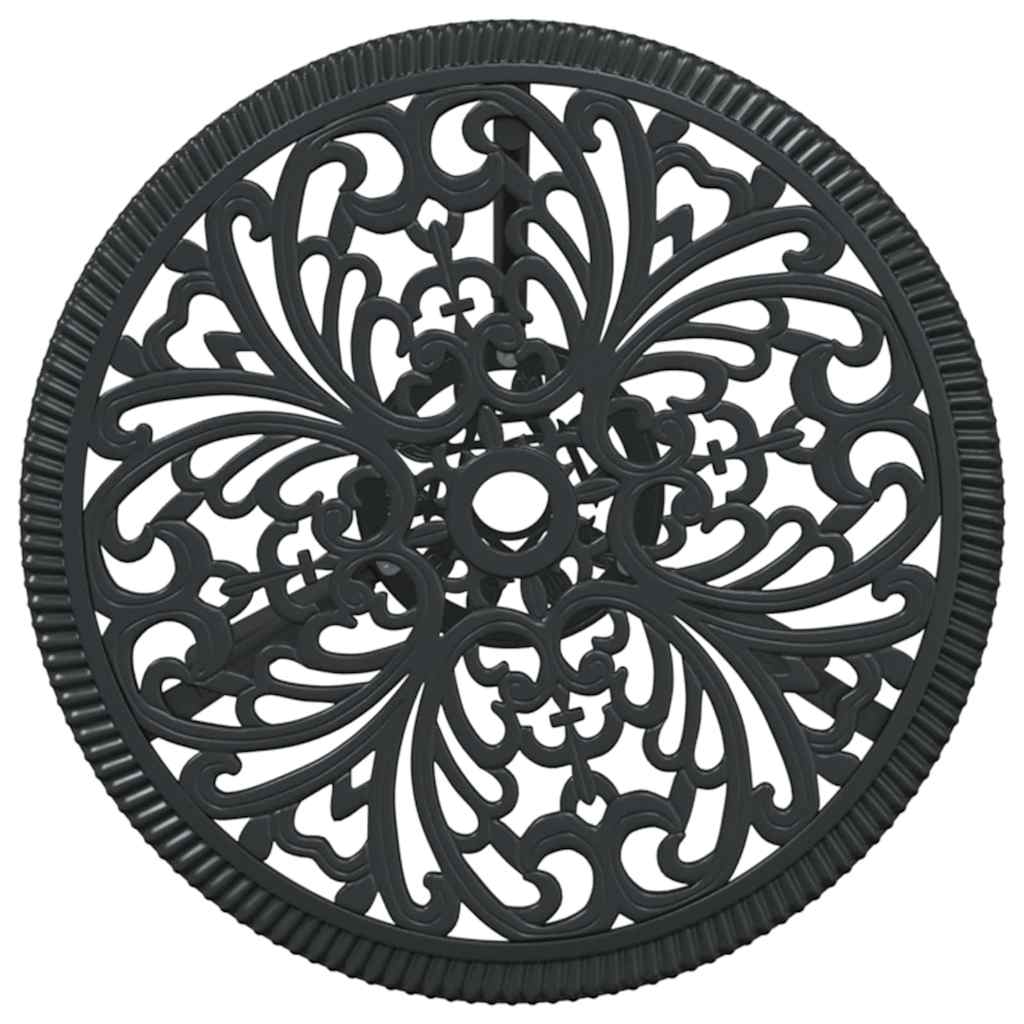 Ensemble bistro de jardin 3 pcs Noir Aluminium - XIOS