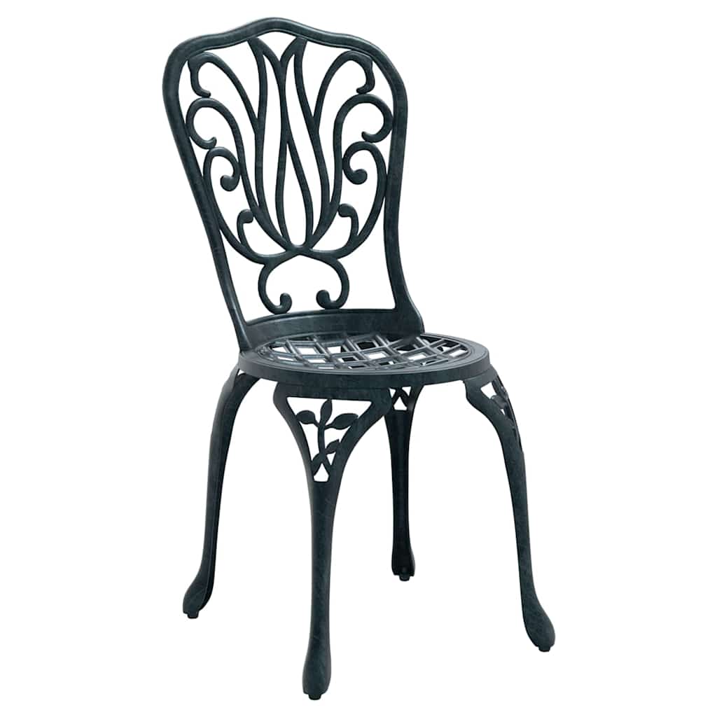 Ensemble bistro de jardin 3 pcs Vert Aluminium - XIOS