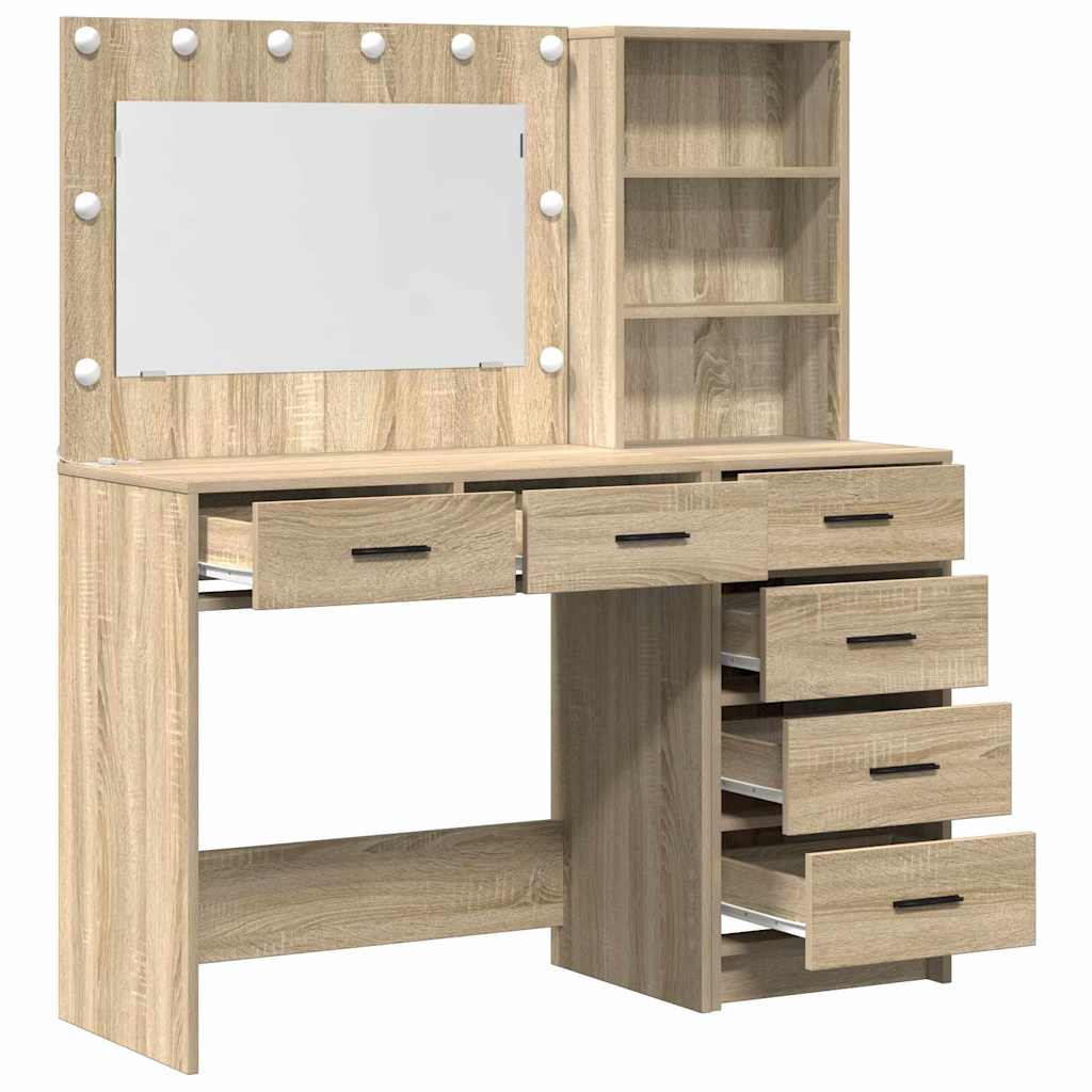 Table de Toilette Marron 78.5 x 41 x 135 cm Bois d'ingénierie - XIOS