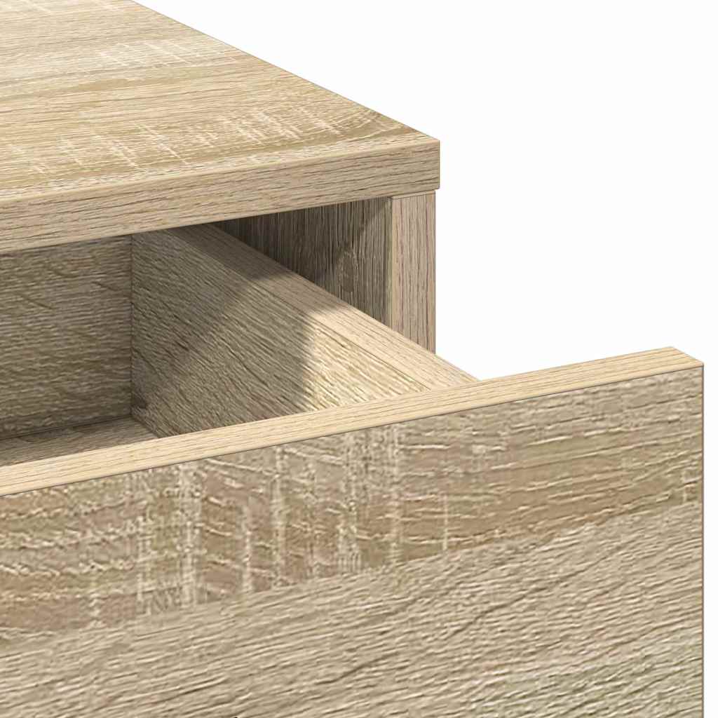 Table de Toilette avec tiroir 2 pcs Marron 50 x 41 x 135 cm - XIOS